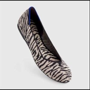 Rothy’s Flats - Black Zebra - Size 7
